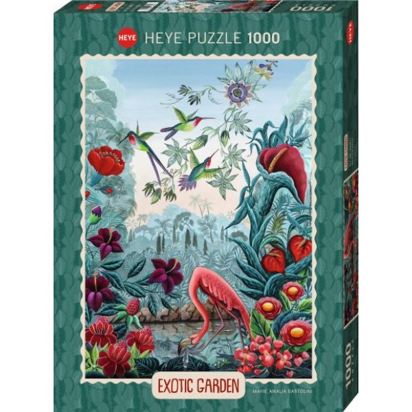 Egzotyczny ogród, Ptasi raj (1000el.) - Sklep Art Puzzle